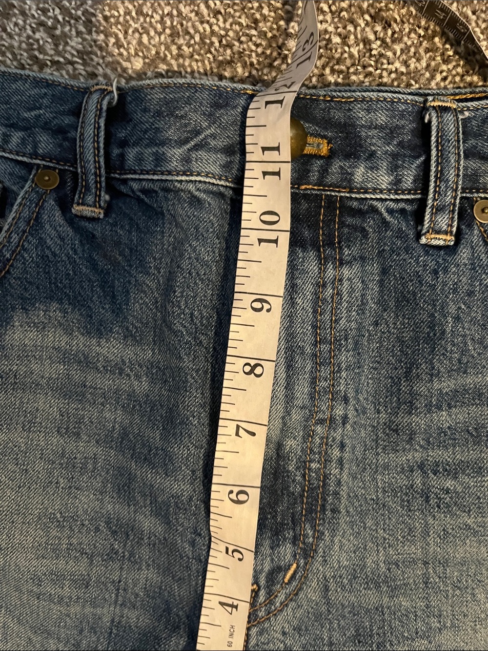 Alexa Chung for Madewell High-Rise Flare Jeans in Mid Blue Wash SZ 29 - Picture 7 of 11